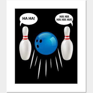 Funny Bowling Posters and Art